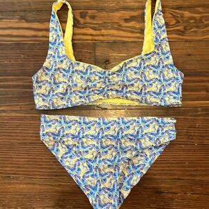 Frankies Bikinis butterfly bikini small bottom medium top